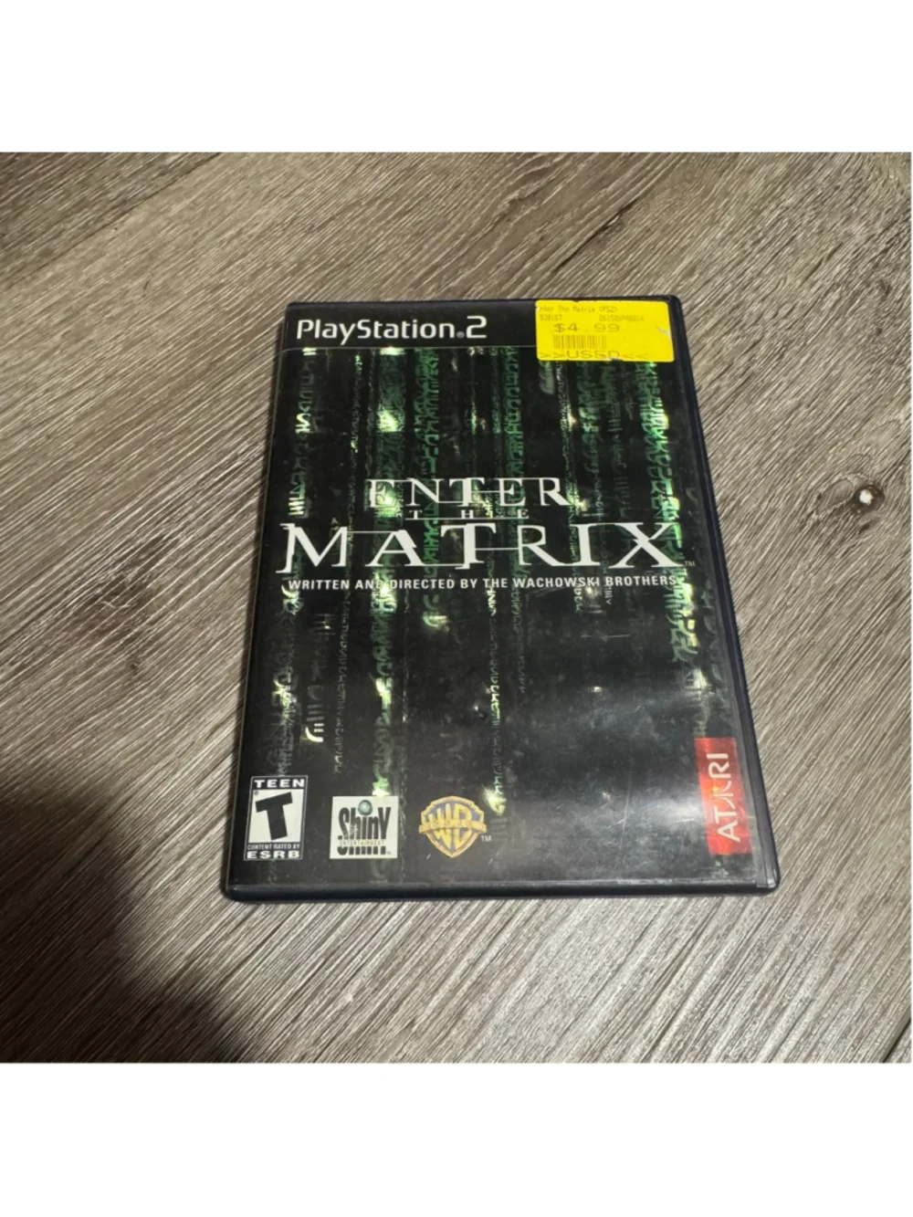Unisex Atari Enter The Matrix PS2 Video Game Case Only